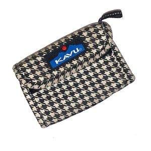 KAVU Wally Wallet in Houndstooth